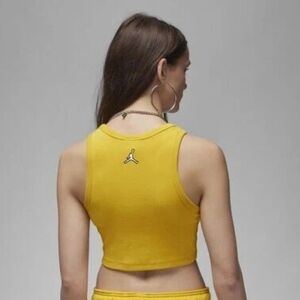 Jordan Basketball Nike Racerback Sporty Crop Top, Large